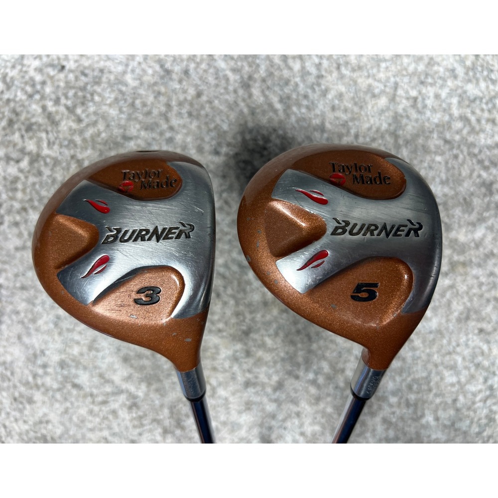 TaylorMade Burner 3 and 5 wood Steel Shaft RH 42"